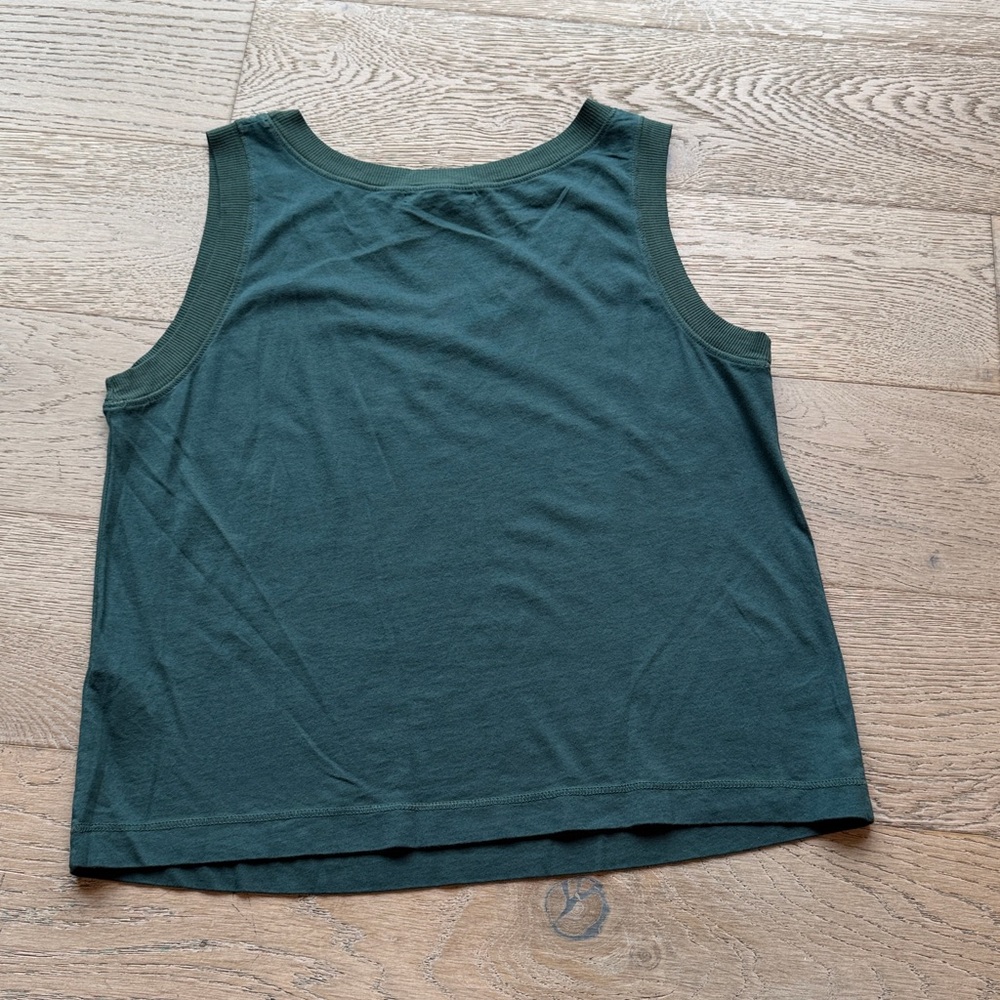 NWT Michael Stars 'Shannon Contrast Tank' in Pinegrove (Small) Retail: $68 - Picture 8 of 8